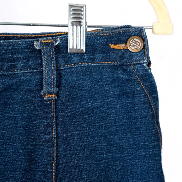 Vintage 80s 90s Bill Blass Hi-Rise Denim Stirrup Pants SZ 12 PETITE Made in USA - Picture 3 of 7